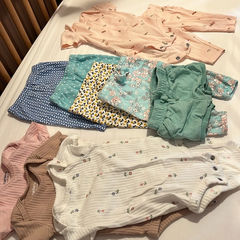 Carters (3 month) baby girl bundle